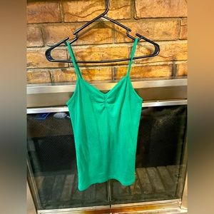 Green spaghetti strap